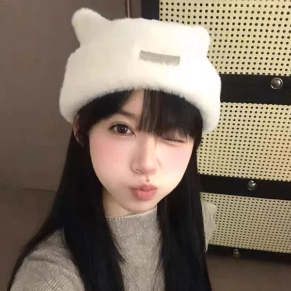 韓國可愛貓耳帽：圖片 2